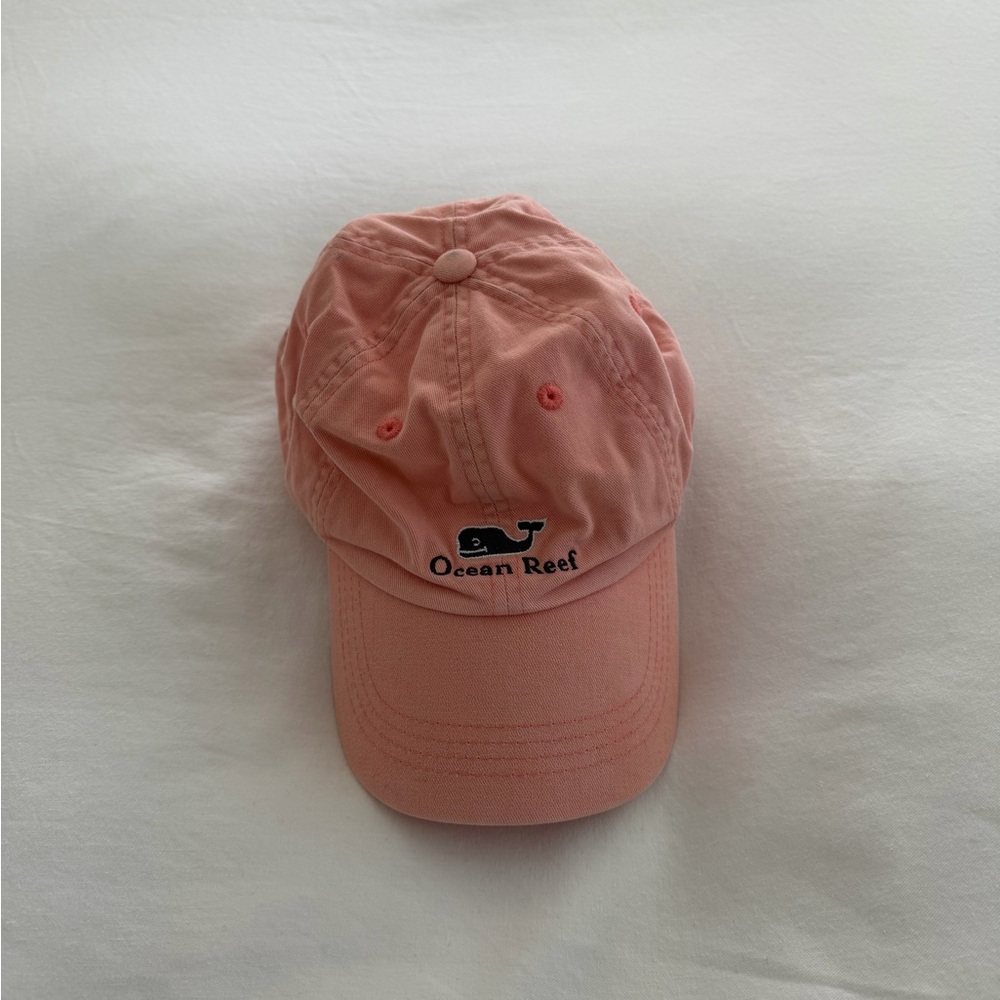 Pink vineyard vines hat